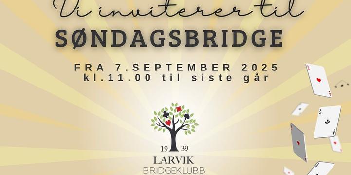 Bilde/illustrasjon for Søndagsbridge Søndagsbridge